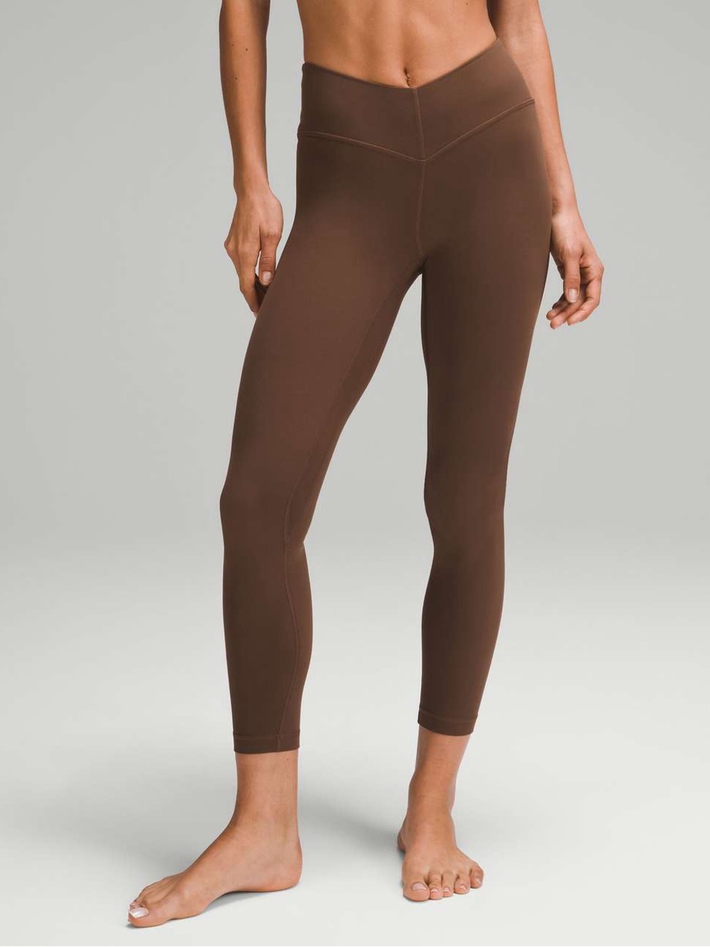 lululemon athletica Chocolate Brown High-Rise V-Waist Leggings